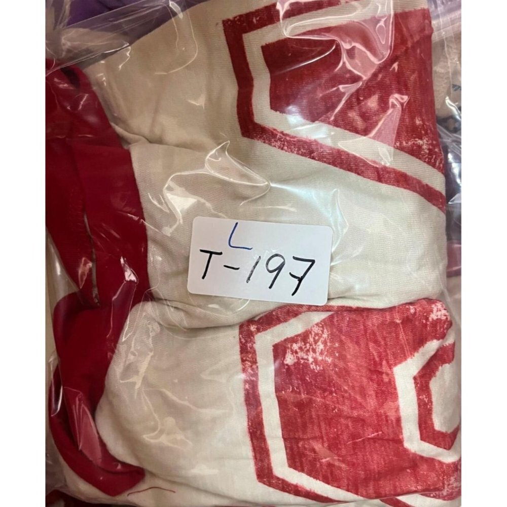 S Jersey-Type T-Shirt Kids Red Medium Tee Cotton 3/4 Sleeve Shirt Boys Girls' - Picture 10 of 11